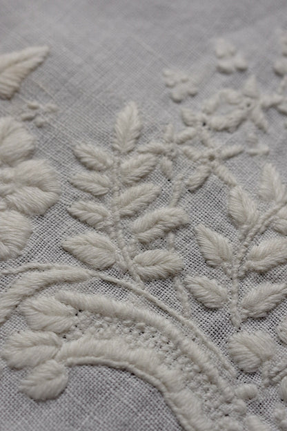 アンティーク刺繍ハンカチ4/dentelle ancienne /antique .FR a l'epoque