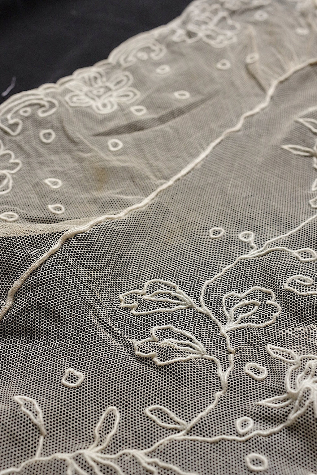 アンティークレース襟/dentelle ancienne  /antique .FR a l'epoque