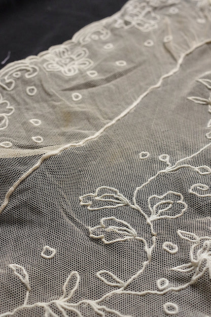 アンティークレース襟/dentelle ancienne  /antique .FR a l'epoque
