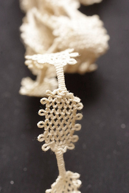 アンティークレーステープ＋クロシェ/dentelle ancienne  /antique lace .FR a l'epoque