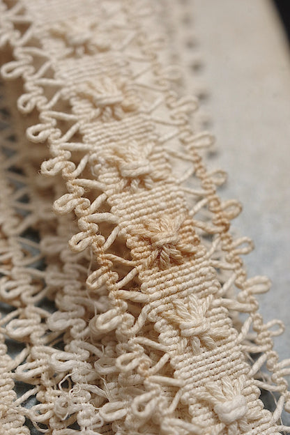 アンティークレーステープ＋クロシェ/dentelle ancienne  /antique lace .FR a l'epoque