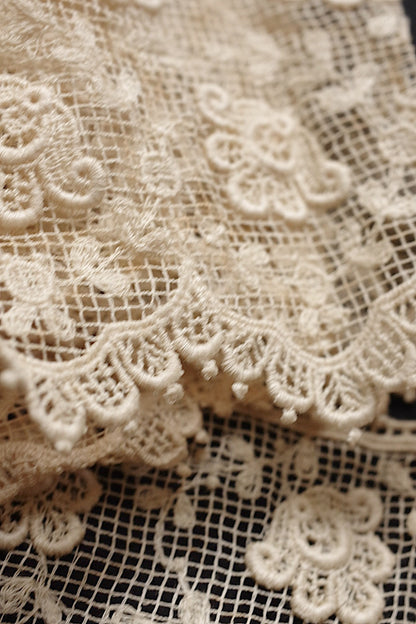 アンティークレース　２種/dentelle ancienne  /antique lace .FR a l'epoque