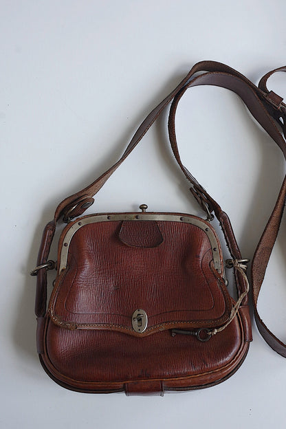 アンティークバッグ/sac antique　マロン .FR a l'epoque