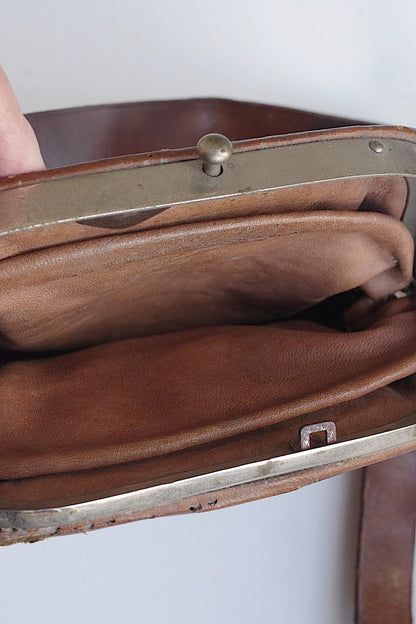 アンティークバッグ/sac antique　マロン .FR a l'epoque