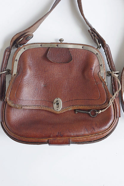 アンティークバッグ/sac antique　マロン .FR a l'epoque