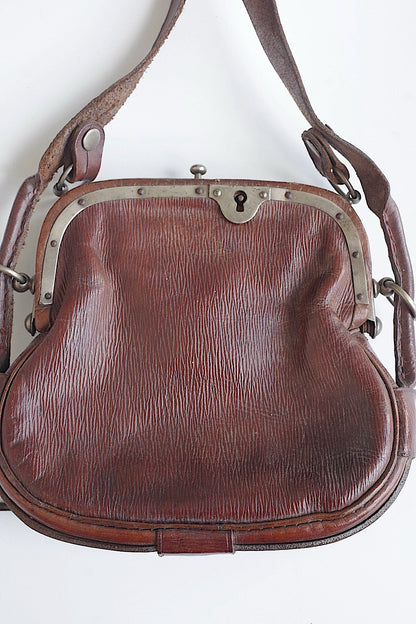 アンティークバッグ/sac antique　マロン .FR a l'epoque