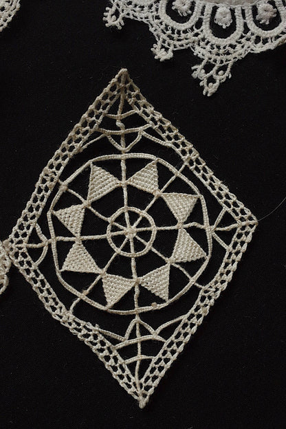 アンティークレースモチーフ/dentelle ancienne/antique lace .FR a l'epoque