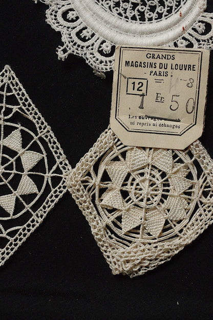 アンティークレースモチーフ/dentelle ancienne/antique lace .FR a l'epoque