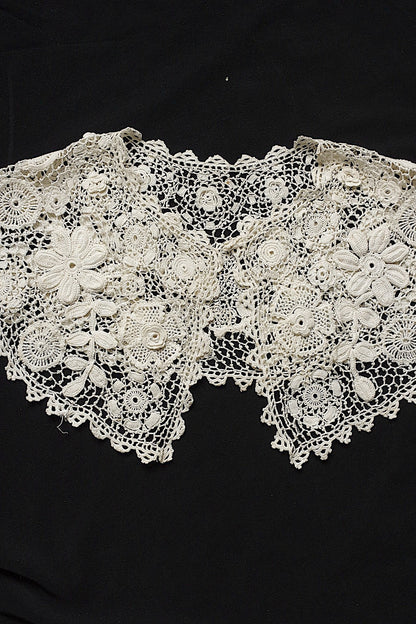 アンティークレース襟クロシェ/dentelle ancienne/antique lace .FR a l'epoque