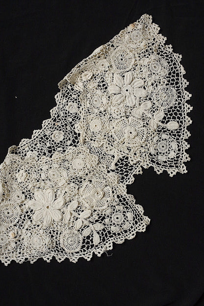 アンティークレース襟クロシェ/dentelle ancienne/antique lace .FR a l'epoque