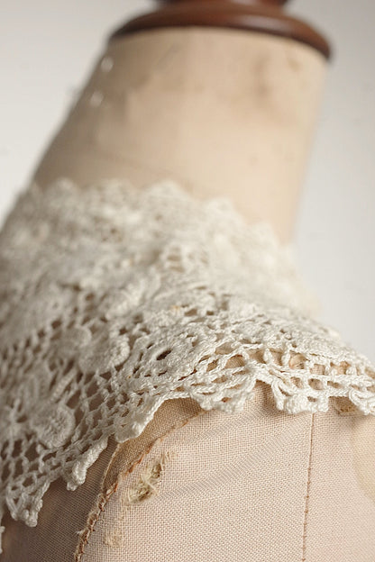 アンティークレース襟クロシェ/dentelle ancienne/antique lace .FR a l'epoque