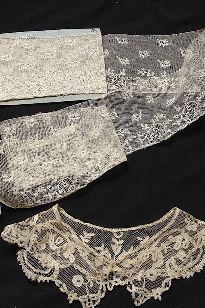 アンティークレース160cm/dentelle ancienne/antique lace .FR a l'epoque