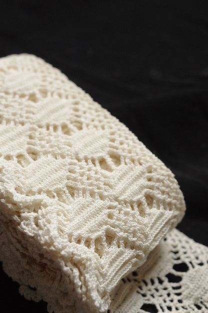 アンティークレース335cm/dentelle ancienne/antique lace .FR a l'epoque