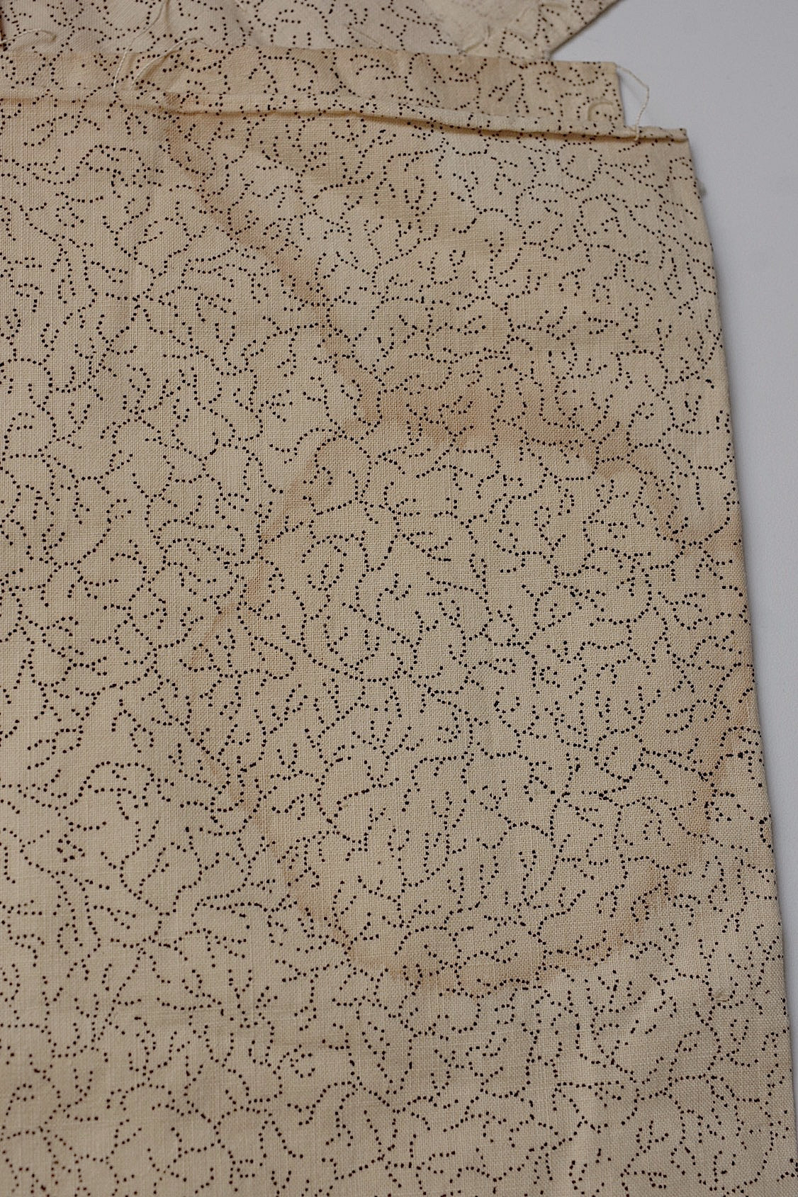 アンティーク生地ハギレ/tissu/antique 4 .FR a l'epoque