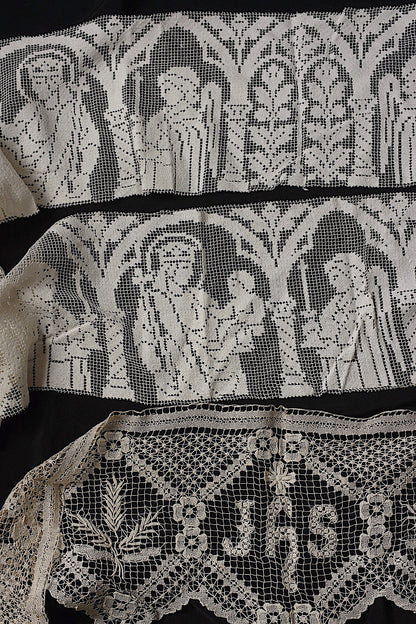 アンティークレース フィレ/dentelle ancienne/antique lace .FR a l'epoque