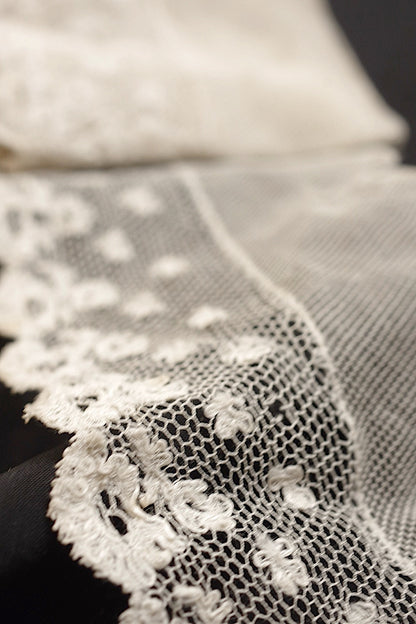 アンティークレース3種/dentelle ancienne/antique lace .FR a l'epoque