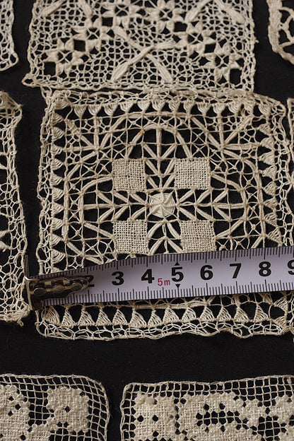 アンティークレースモチーフ33個/dentelle ancienne/antique lace .FR a l'epoque