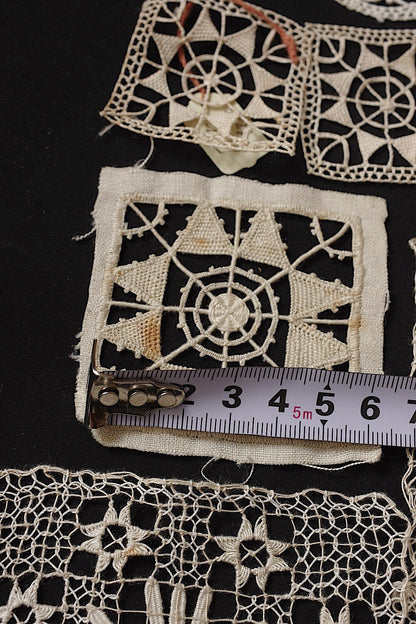 アンティークレースモチーフ33個/dentelle ancienne/antique lace .FR a l'epoque