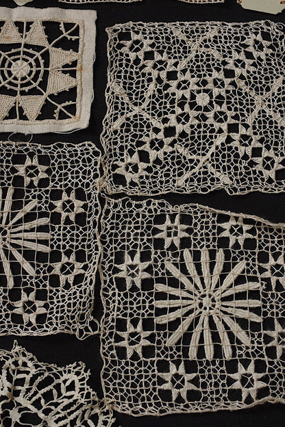 アンティークレースモチーフ33個/dentelle ancienne/antique lace .FR a l'epoque