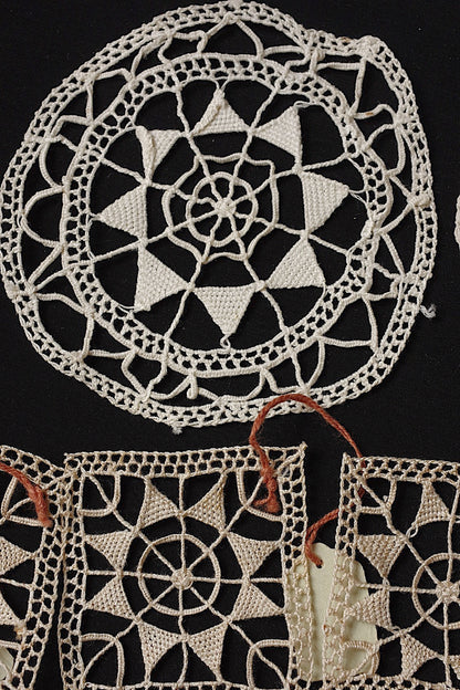 アンティークレースモチーフ33個/dentelle ancienne/antique lace .FR a l'epoque
