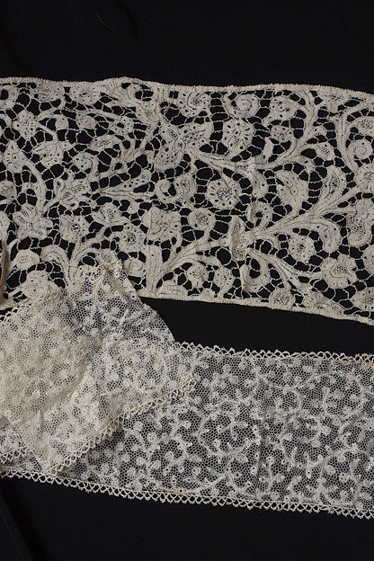 アンティークレースミラネーズ/dentelle ancienne/antique lace .FR a l'epoque
