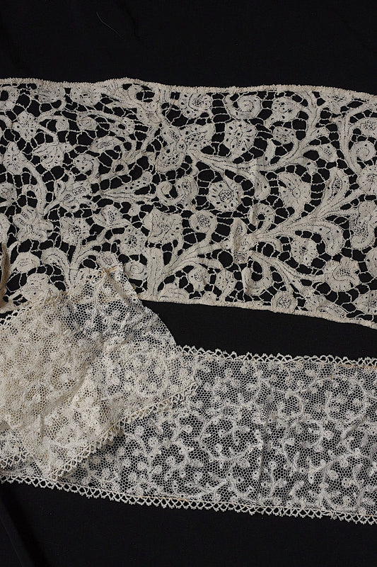 アンティークレースミラネーズ/dentelle ancienne/antique lace .FR a l'epoque