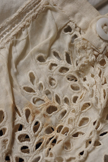 アンティークレース小さな襟/dentelle ancienne/antique lace .FR a l'epoque