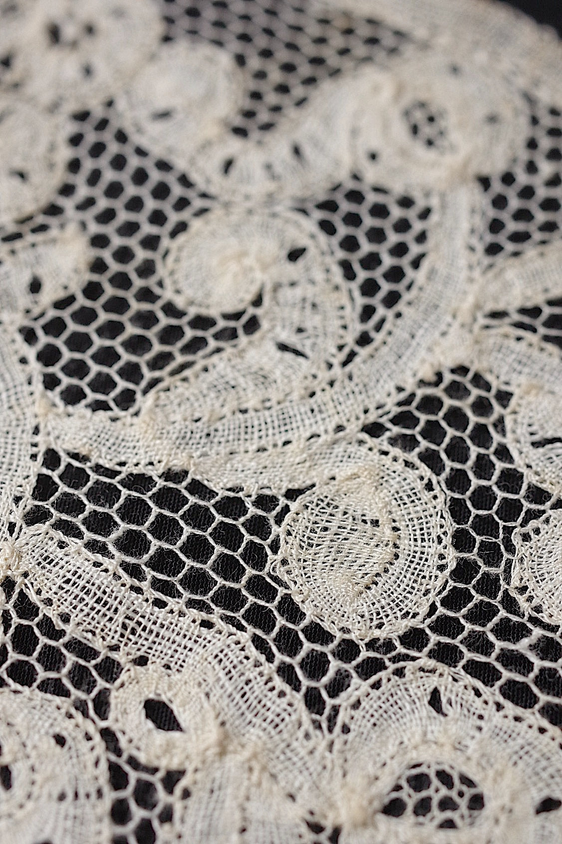 アンティークボビンレース/dentelle ancienne/antique lace .FR a l'epoque