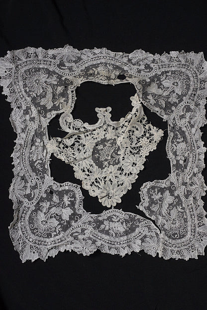 アンティークレース　ホニトンMIX/dentelle ancienne/antique lace .FR a l'epoque