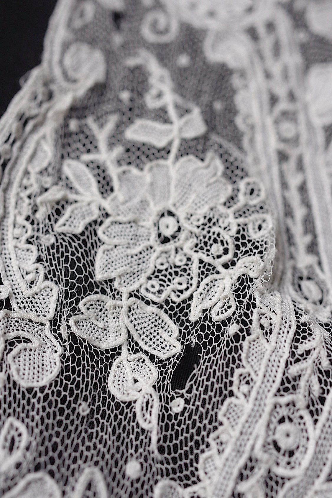 アンティークレース　ホニトンMIX/dentelle ancienne/antique lace .FR a l'epoque