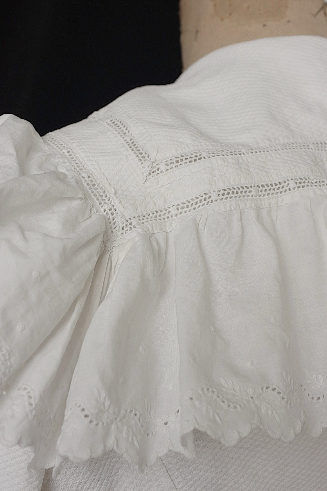 アンティークブラウス3/vêtement  ancien/ .FR a l'epoque