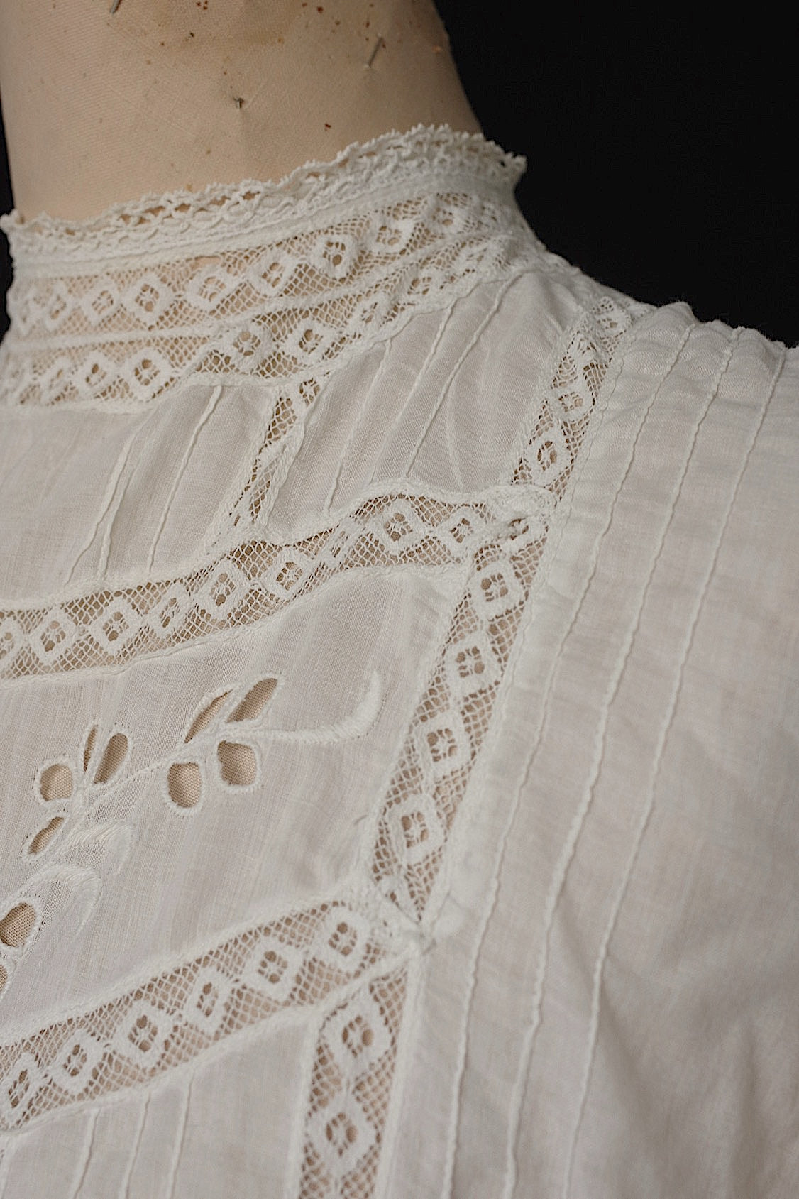 アンティークブラウス4/vêtement  ancien/ .FR a l'epoque