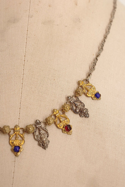 アンティークネックレス/collier antique .FR a l'epoque