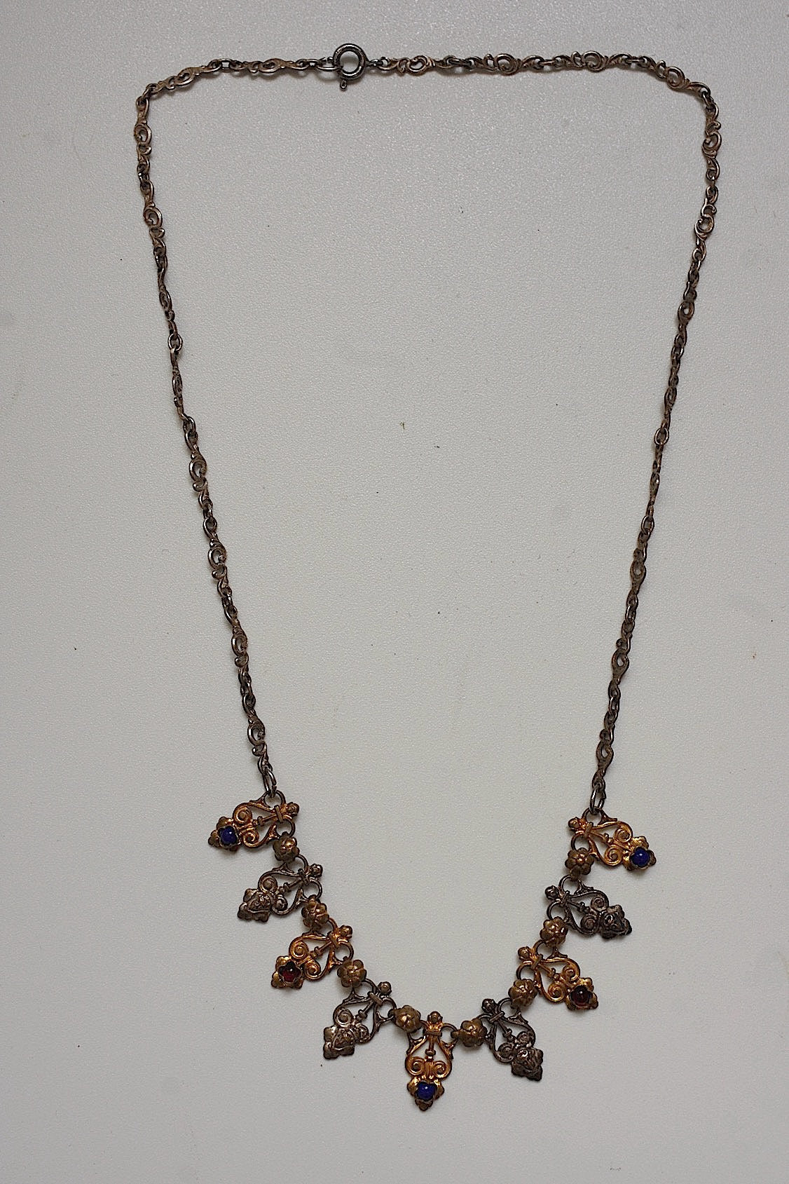 アンティークネックレス/collier antique .FR a l'epoque