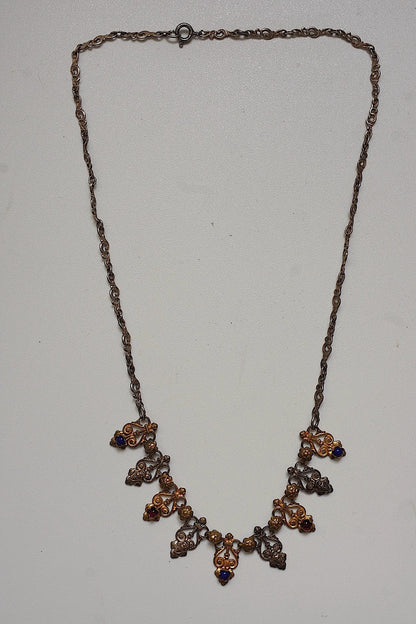 アンティークネックレス/collier antique .FR a l'epoque