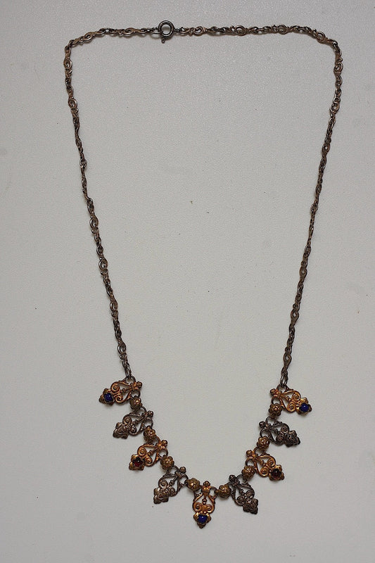 アンティークネックレス/collier antique .FR a l'epoque