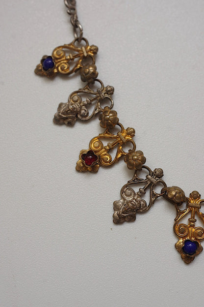 アンティークネックレス/collier antique .FR a l'epoque