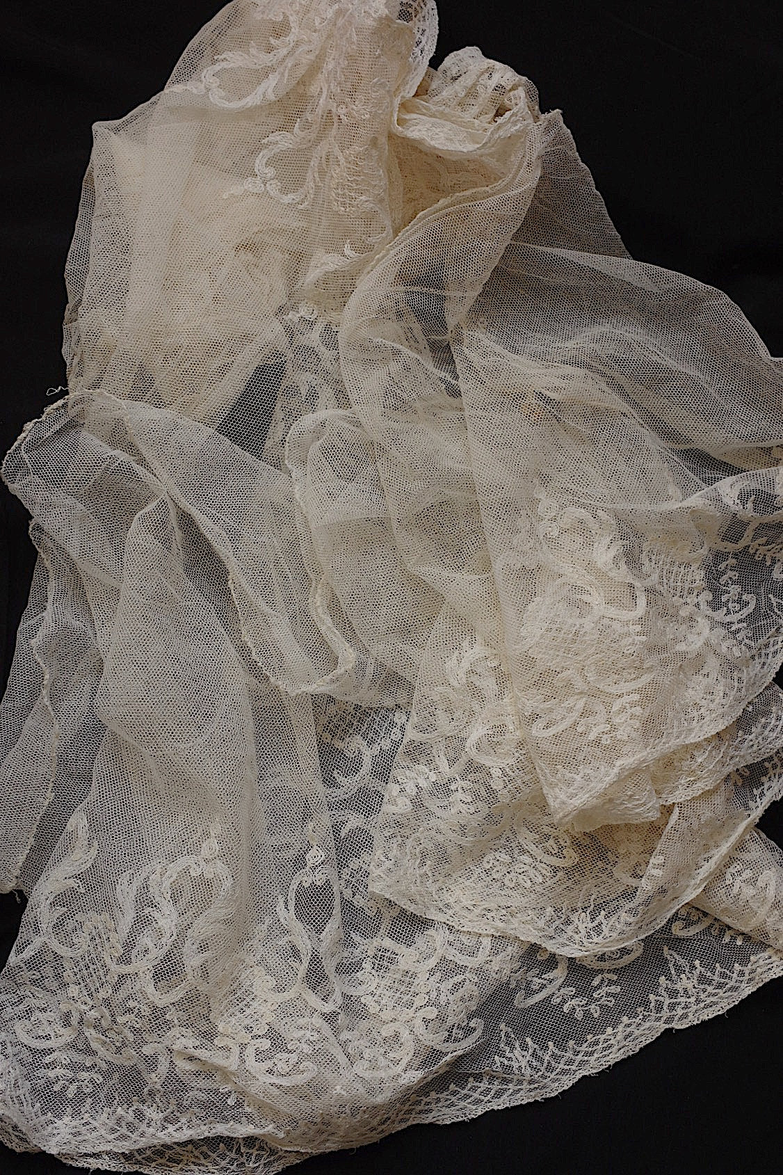 アンティークレース dentelle antique lace チュールレース- .FR a l