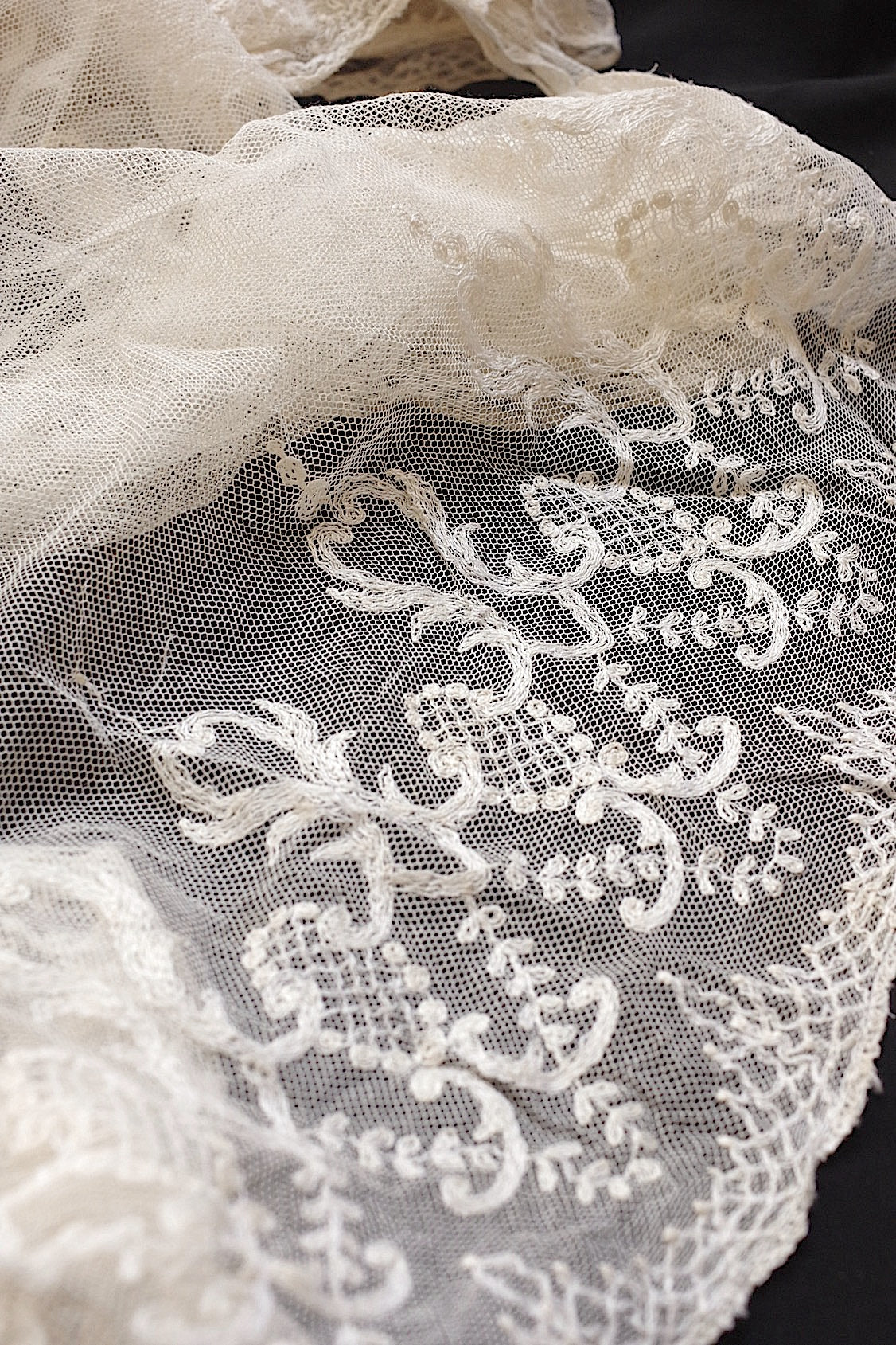 アンティークレース dentelle antique lace チュールレース- .FR a l