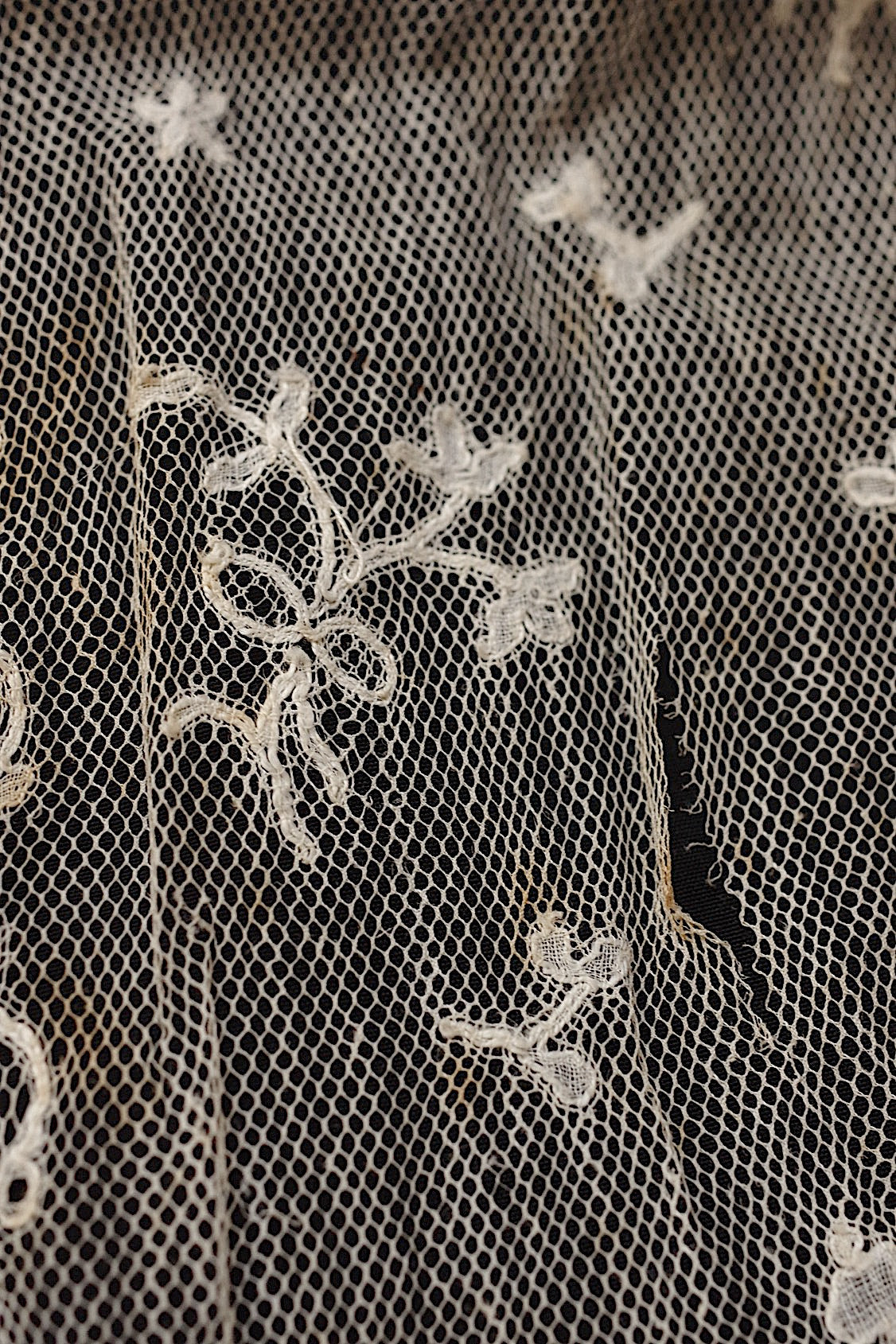 Antique lace dentelle antique lace for lappet material