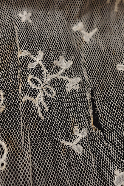 Antique lace dentelle antique lace for lappet material