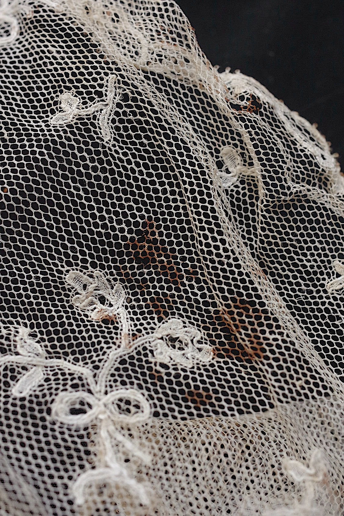 Antique lace dentelle antique lace for lappet material