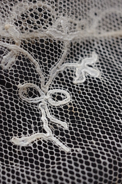 Antique lace dentelle antique lace for lappet material