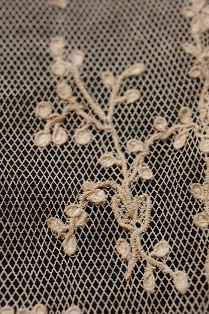 Antique lace dentelle antique lace for lappet material