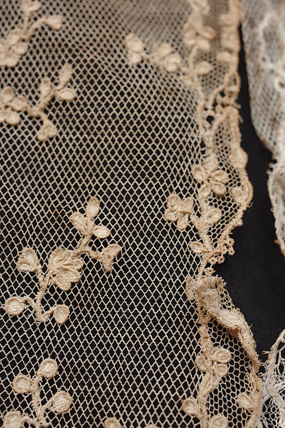 Antique lace dentelle antique lace for lappet material