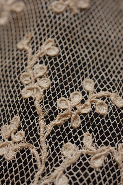 Antique lace dentelle antique lace for lappet material