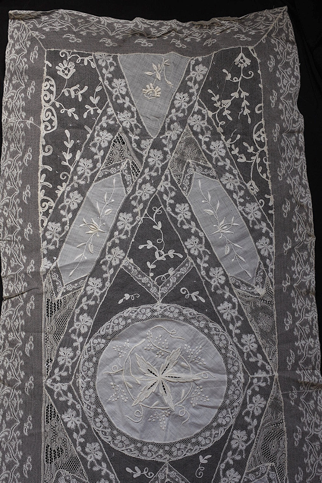 アンティークレース dentelle antique lace 刺繍クロス