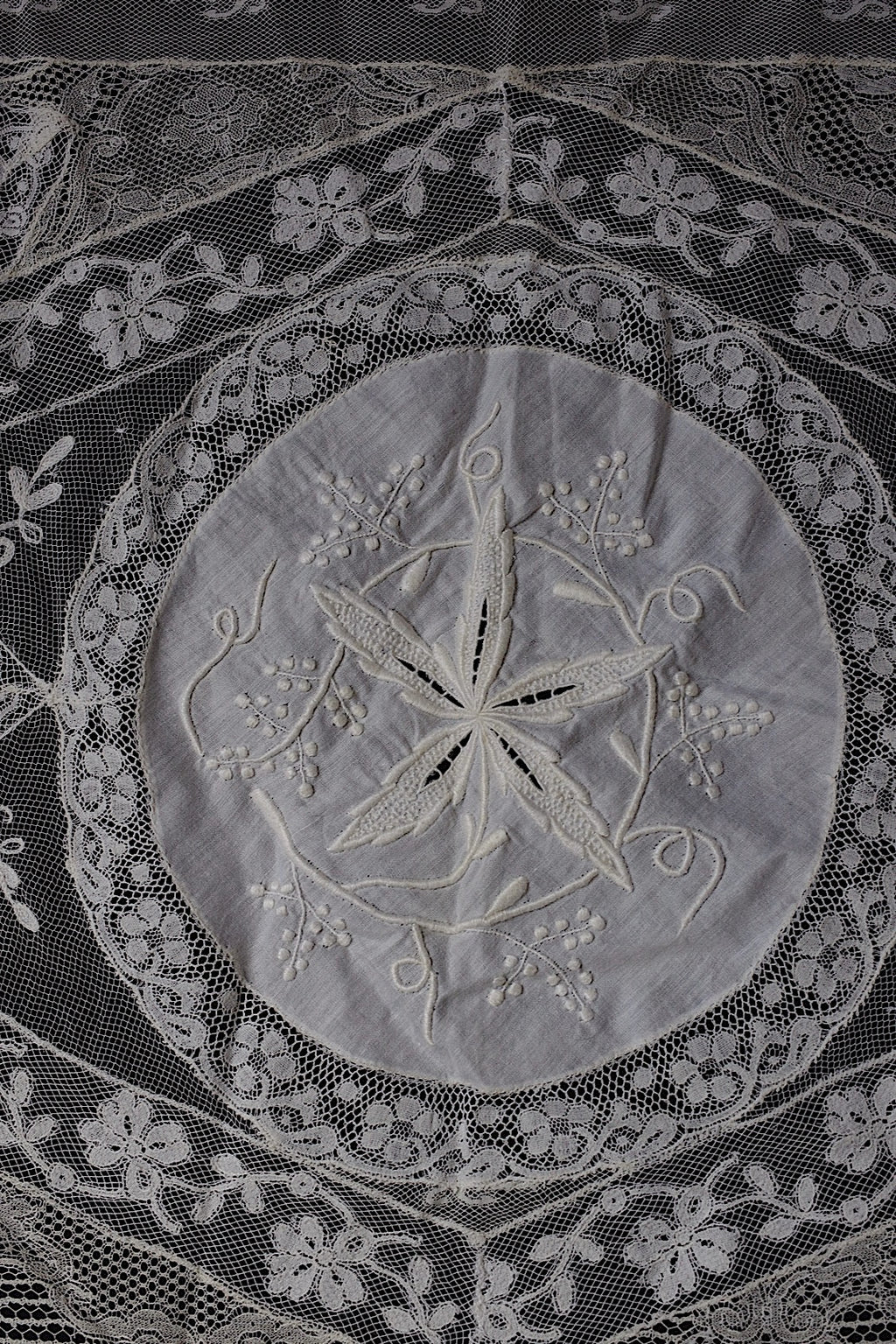 アンティークレース dentelle antique lace 刺繍クロス