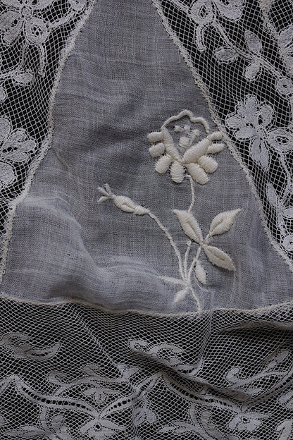 Antique lace dentelle antique lace embroidered cloth