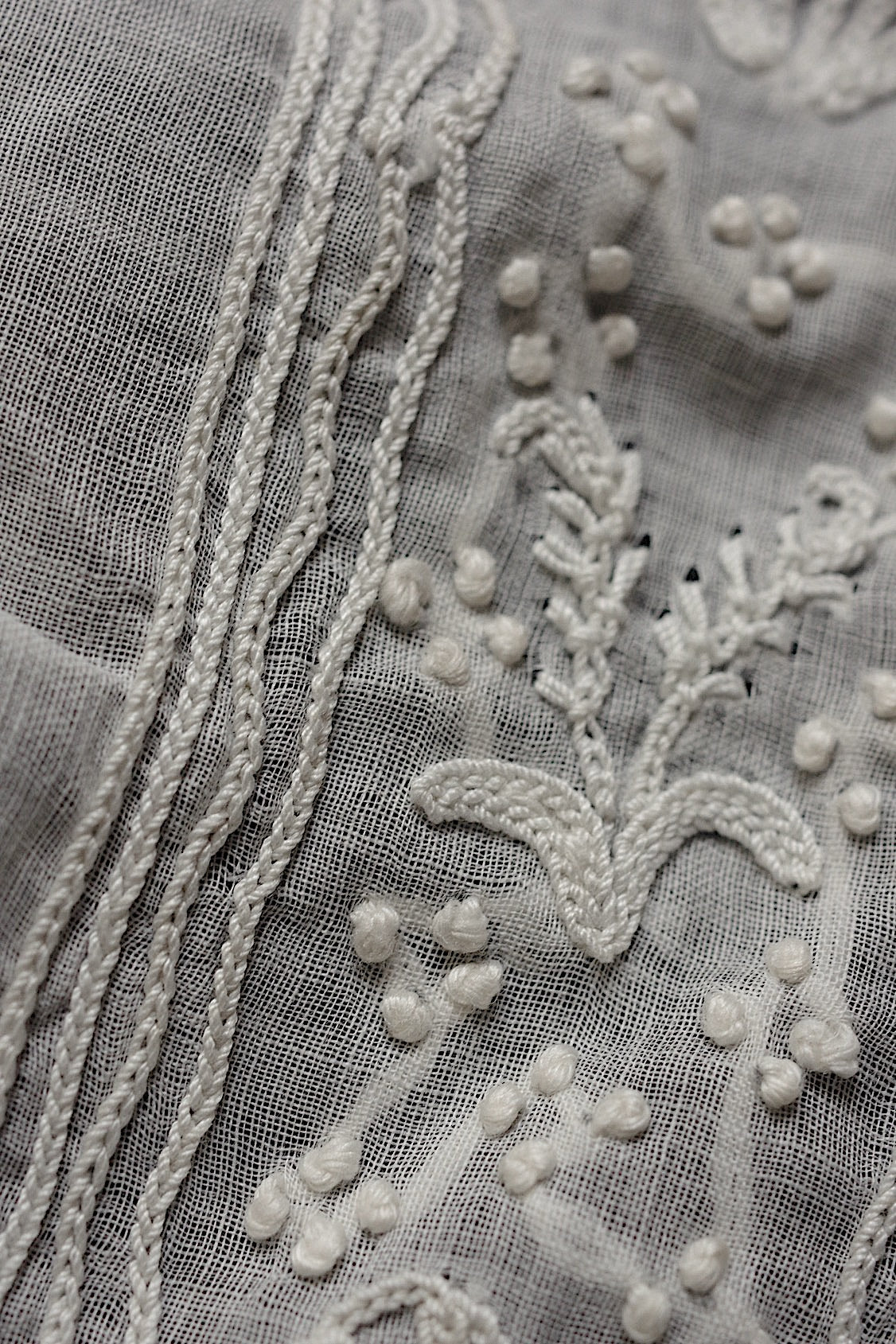 アンティークレース dentelle antique lace 刺繍ハギレ